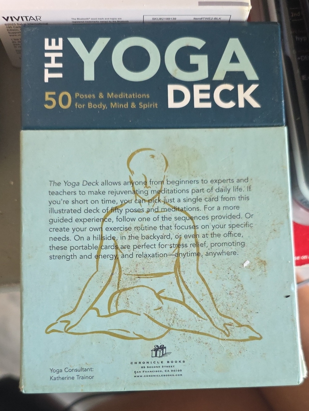 The Yoga Deck - 50 Poses & Meditations (Aqua/Teal)